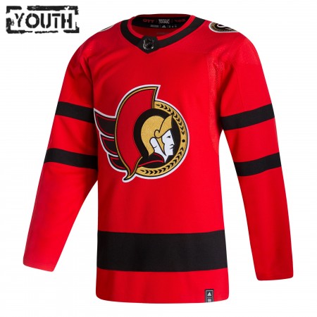 Kinder Eishockey Ottawa Senators Trikot Blank 2020-21 Reverse Retro Authentic